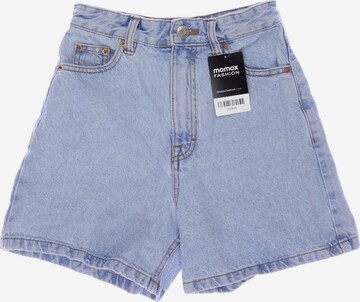Pull&Bear Shorts in XXS in Blue: front