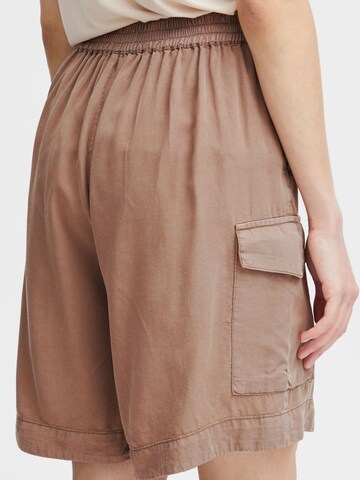 Loosefit Pantaloni cargo 'Luma' di b.young in marrone