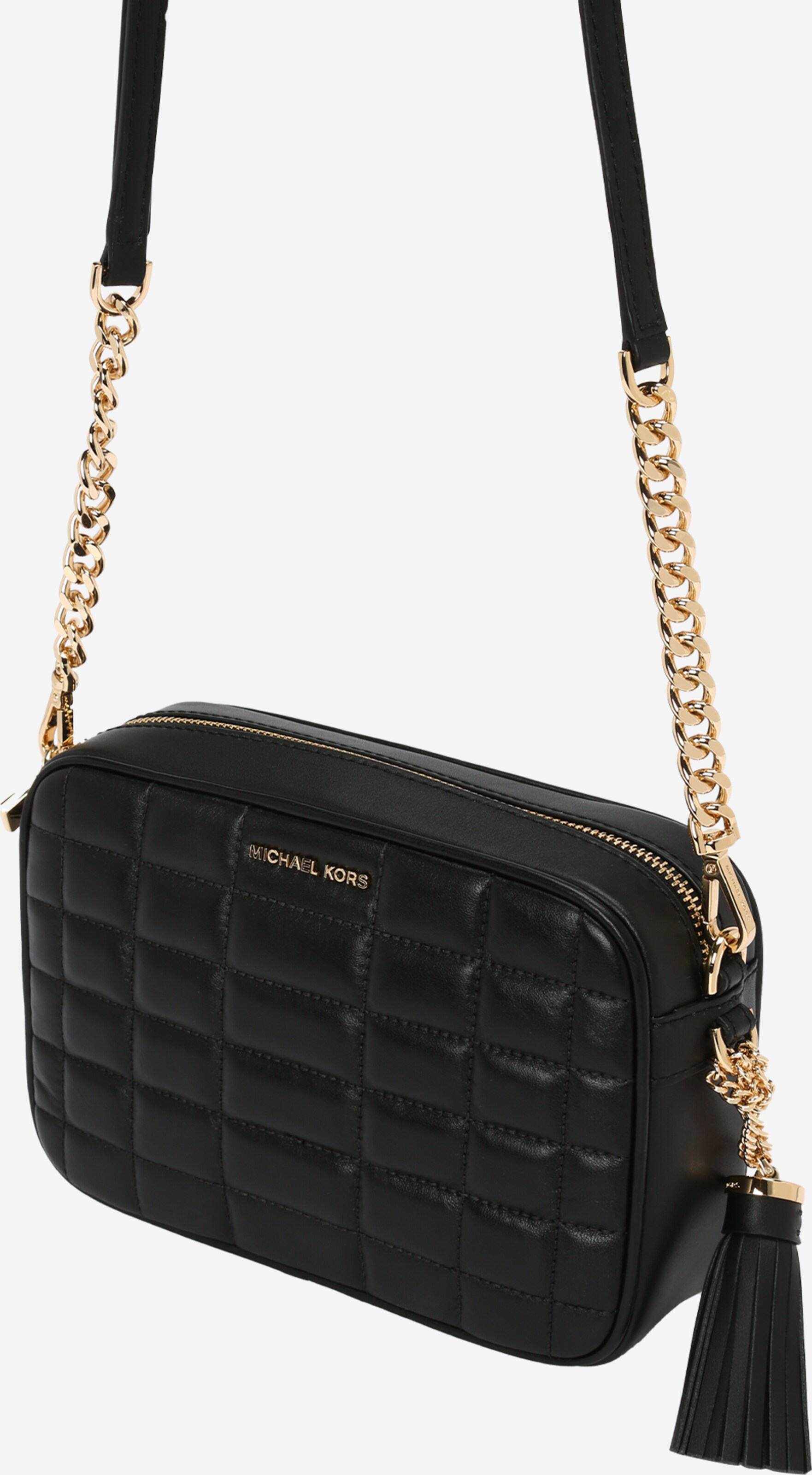 Black crossbody michael kors bag sale