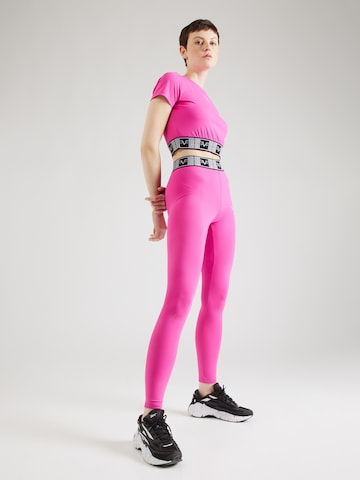 19V69 ITALIA Skinny Športne hlače 'ALENA' | roza barva