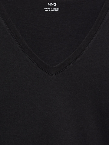 MANGO Тениска 'CHALAPI' в черно