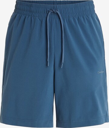 Calvin Klein Sport Regular Workout Pants in Blue: front