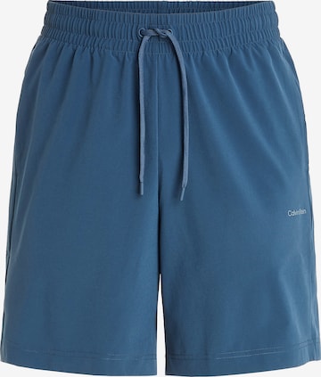 Regular Pantalon de sport Calvin Klein Sport en bleu : devant