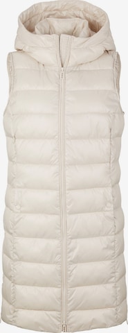 TOM TAILOR Bodywarmer in Beige: voorkant