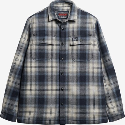 Superdry Veste mi-saison 'Miller' en bleu foncé / gris / blanc, Vue avec produit