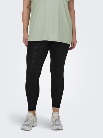 Coupe slim Pantalon de sport Only Play Curvy en noir : devant