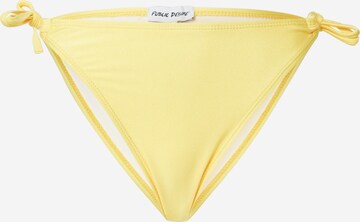 Pantaloncini per bikini di Public Desire in giallo: frontale