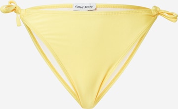 Bas de bikini Public Desire en jaune : devant