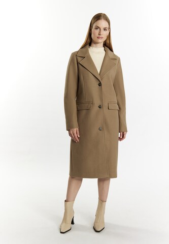 DreiMaster Klassik Between-seasons coat in Beige: front