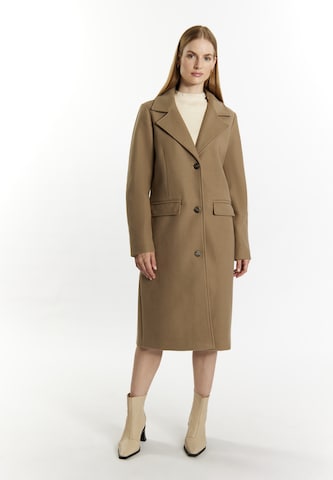 DreiMaster Klassik Between-seasons coat in Beige: front