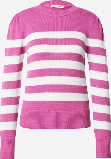 Orsay Sweter w kolorze ciemnoróżowy / białym, Podgląd produktu