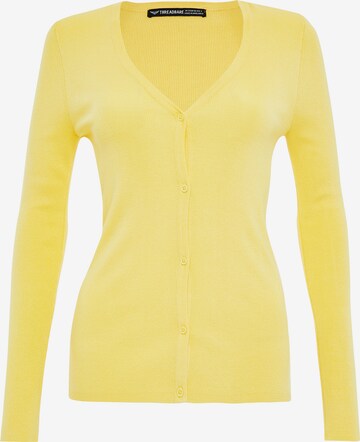 Threadbare Knit Cardigan 'Gracie' in Yellow: front