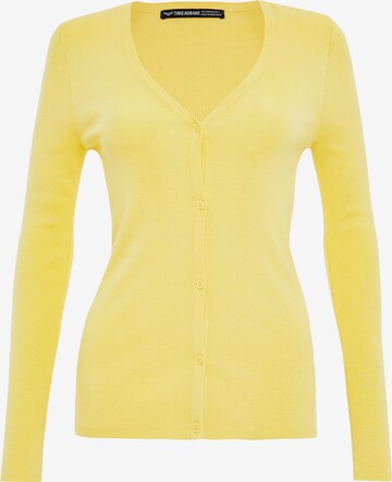 Cardigan 'Gracie' Threadbare en jaune : devant