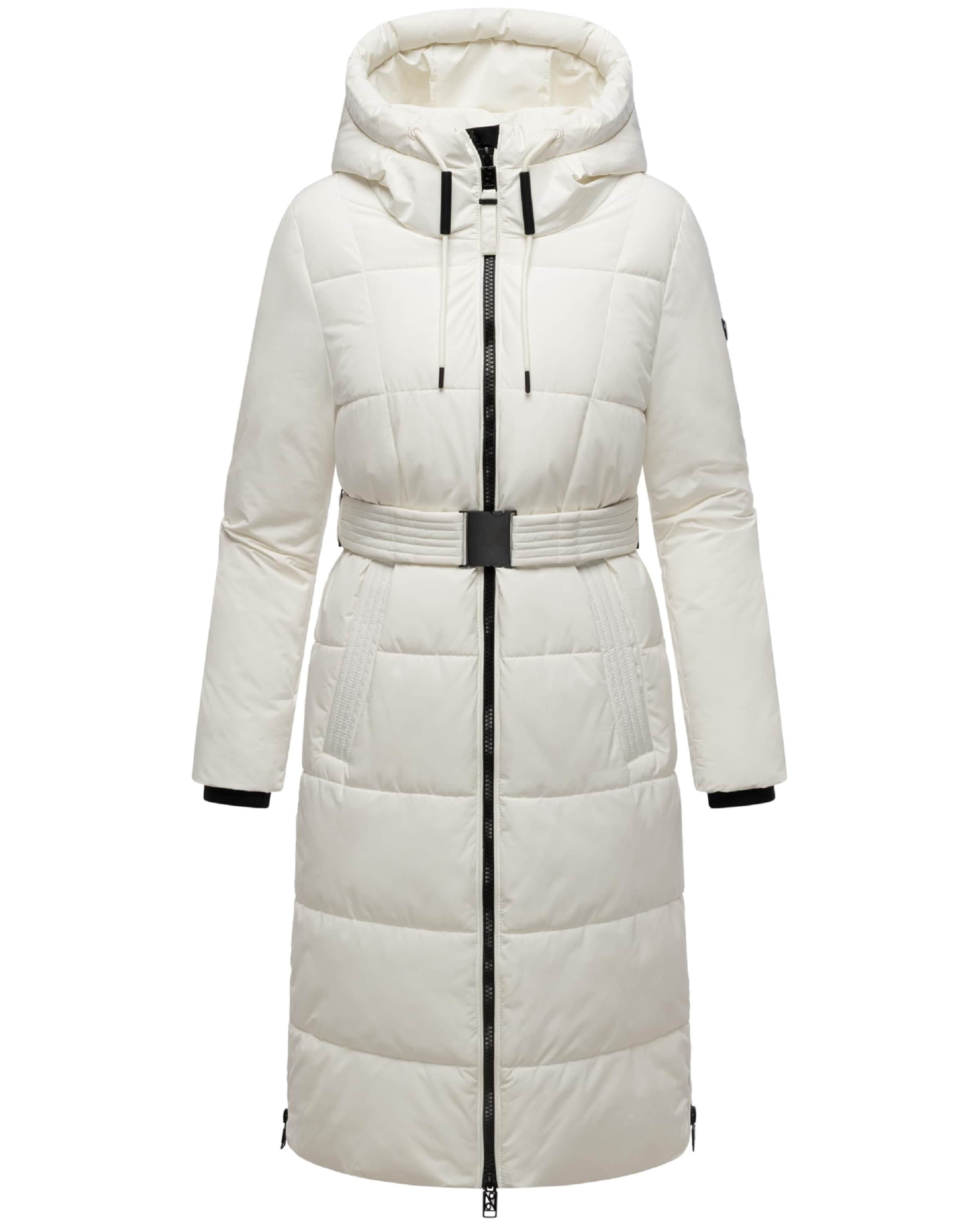 Manteau d’hiver 'Herbstnebel 14' NAVAHOO en blanc : devant