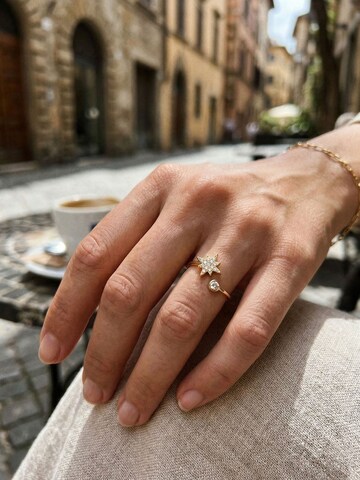 Nemomatheo Ring 'Stella Petite – Minimalistischer Stern-Ring' in Gold