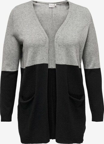 Cardigan ONLY Carmakoma en gris : devant