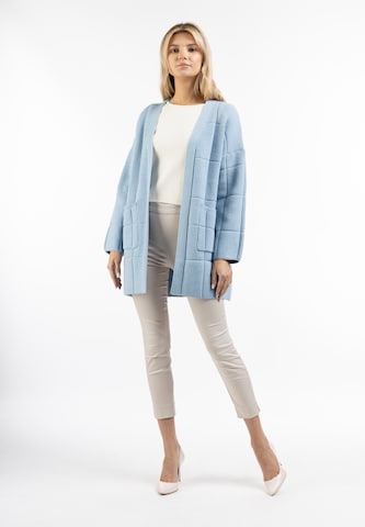 usha WHITE LABEL Gebreid vest in Blauw