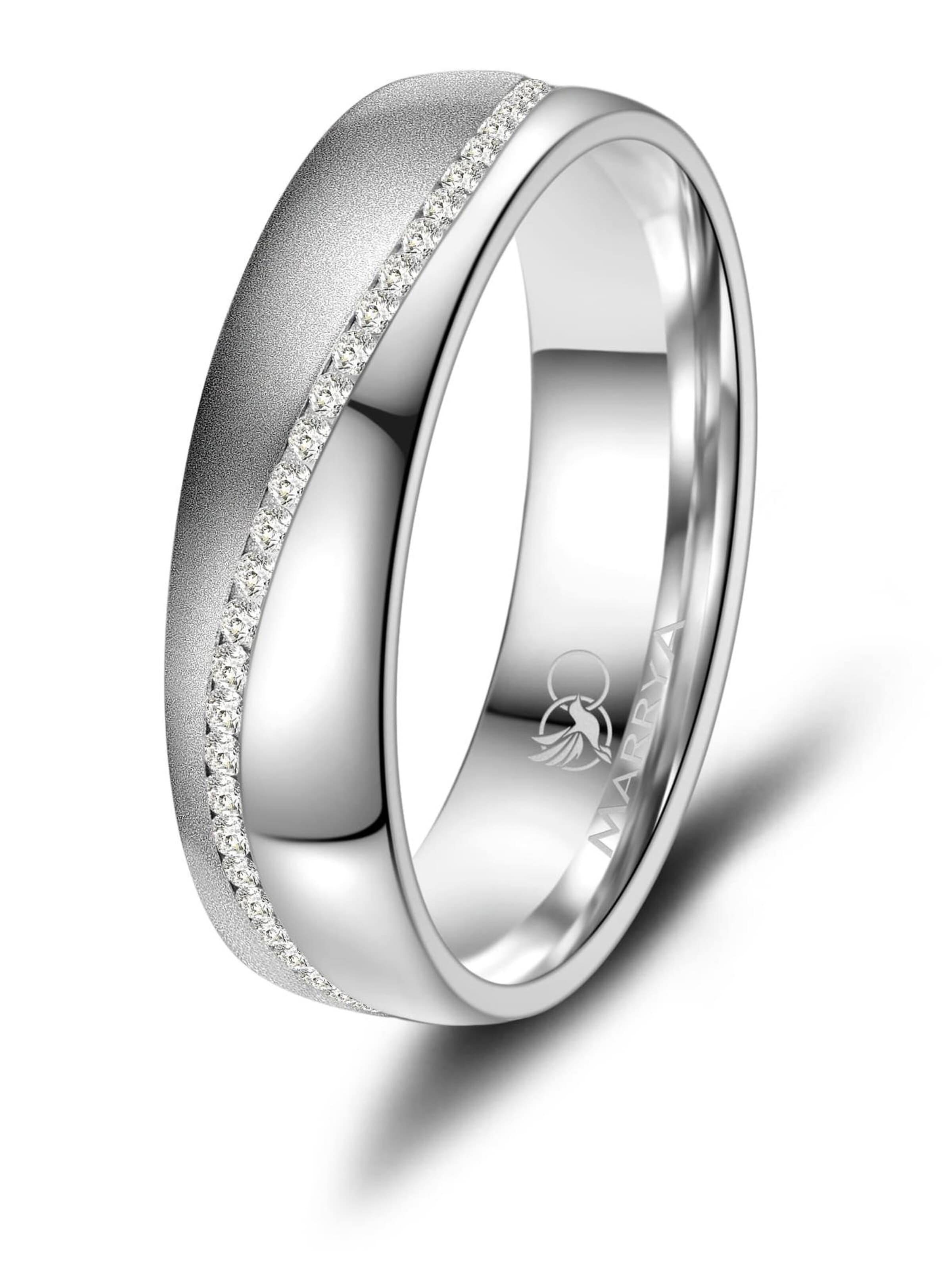 Anello 'MARRYA SI-29 Ehering aus Silber' di MARRYA in argento: frontale