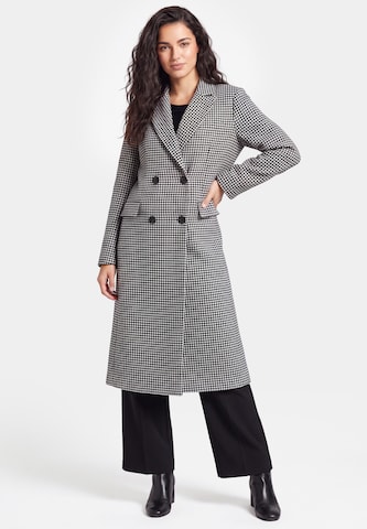 usha BLACK LABEL - Abrigo de entretiempo en negro: frente
