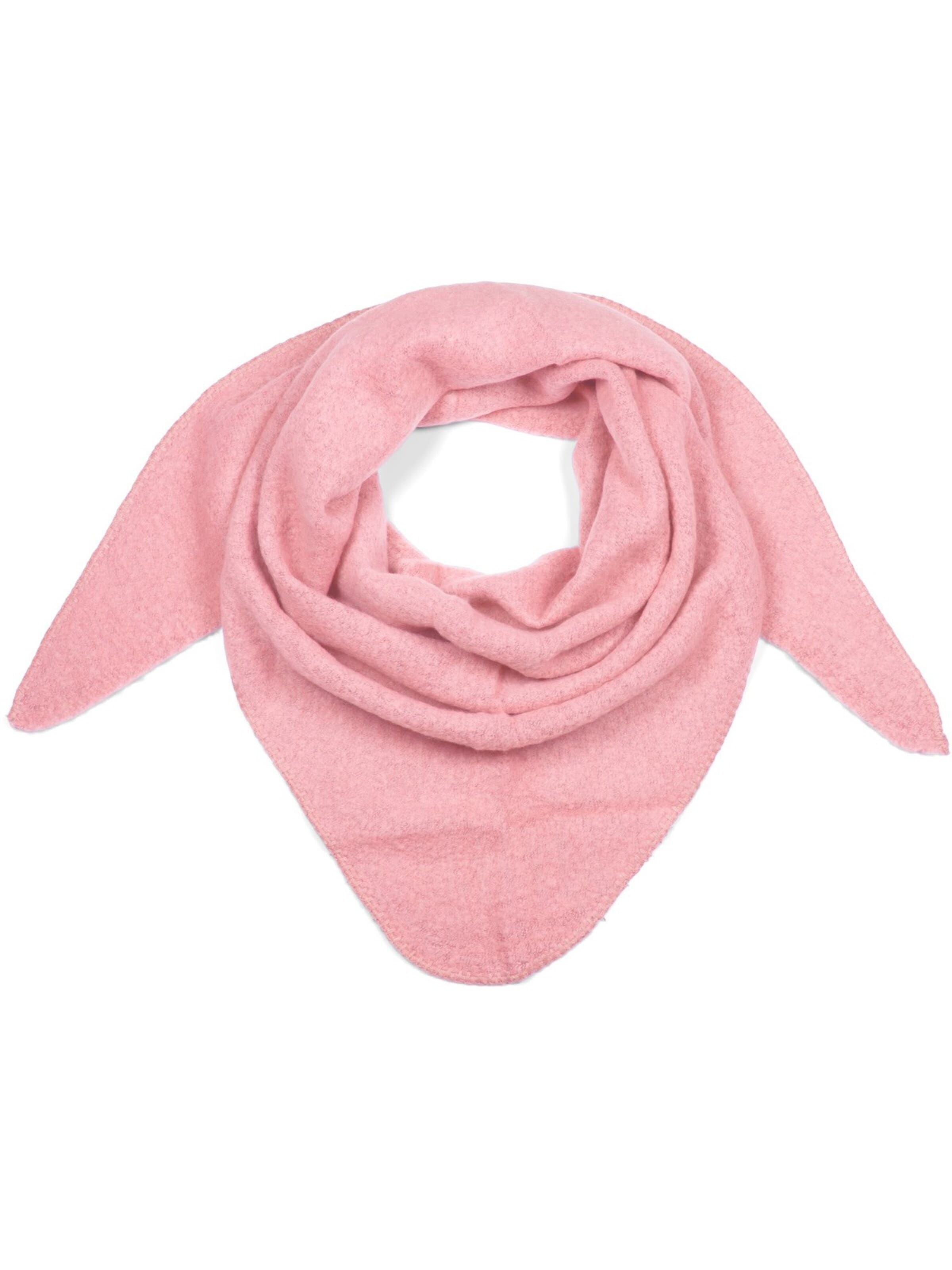 styleBREAKER Tuch 'Strick Dreiecktuch meliert'‌‌‌‌‌‌ in Pink: Vorderseite