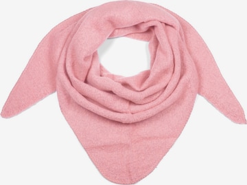 styleBREAKER Tuch 'Strick Dreiecktuch meliert' in Pink: Vorderseite