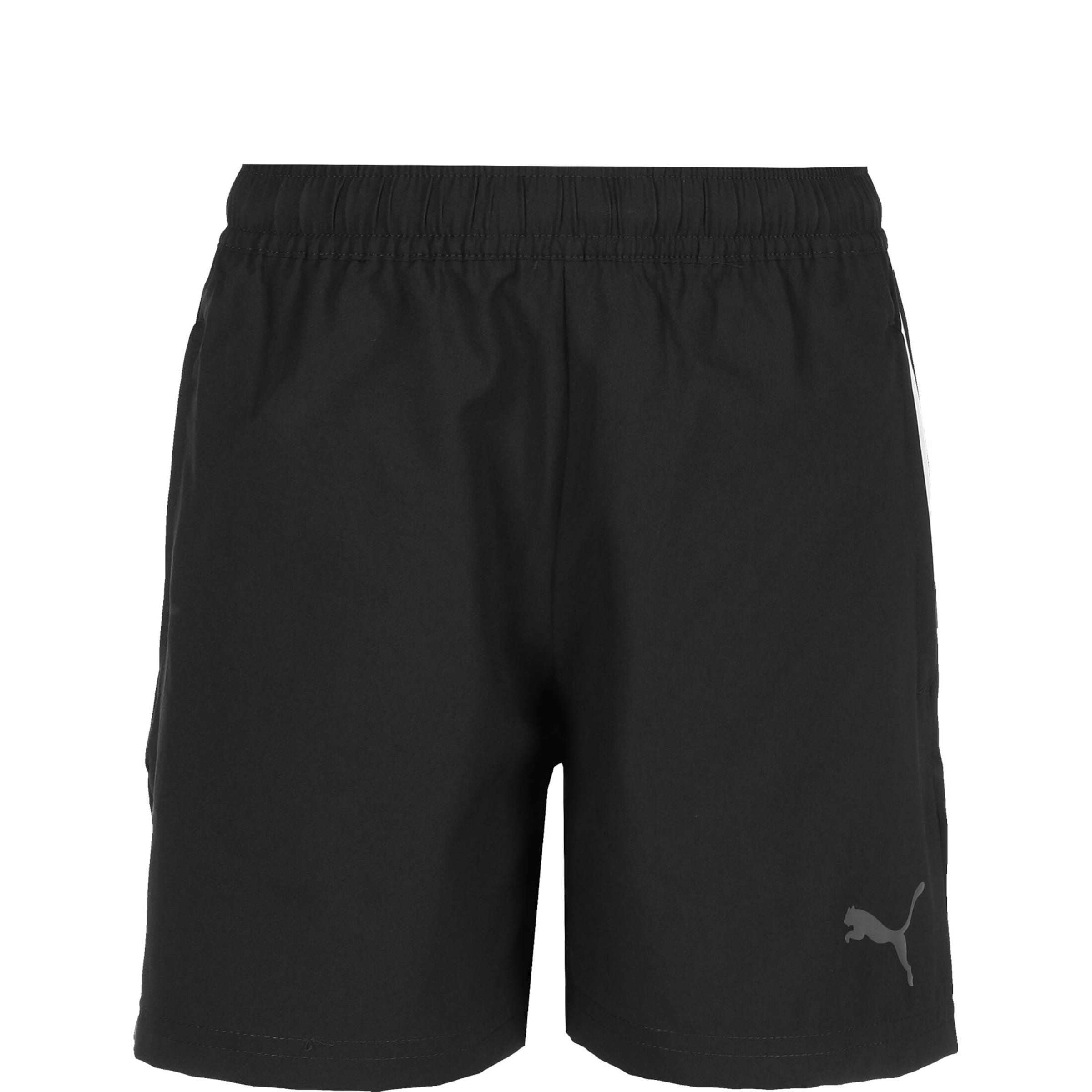 PUMA Regular Sportshorts 'Teamliga Sideline' in Schwarz: Vorderseite