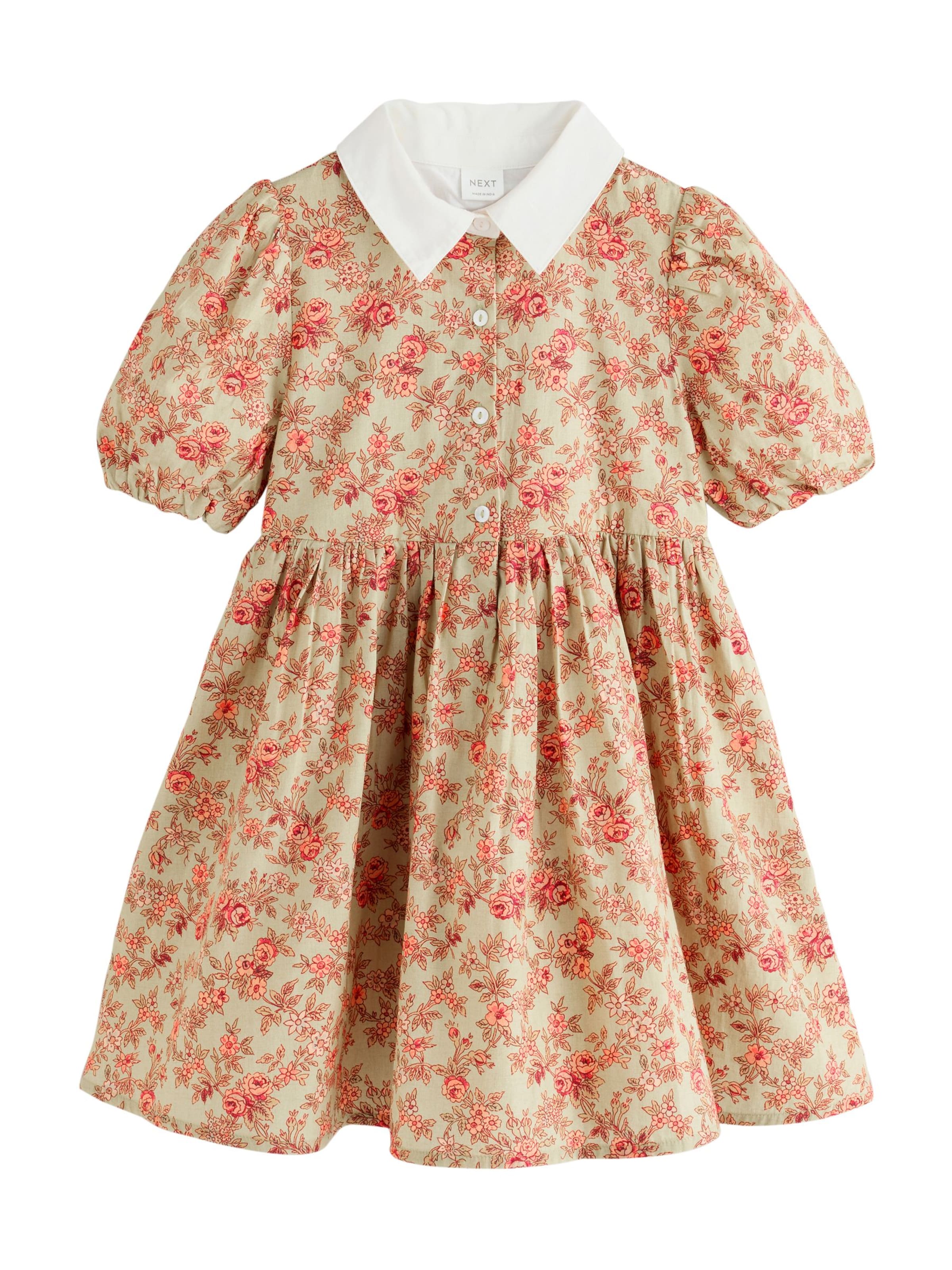 Next - Vestido en verde: frente