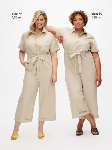 RYC by Angelina Kirsch Overall in Beige