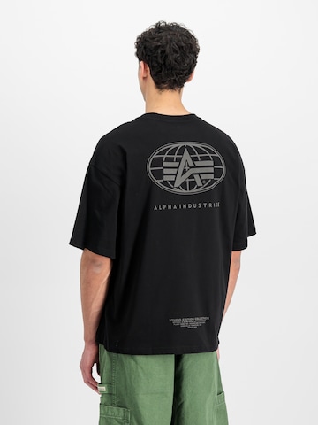 ALPHA INDUSTRIES T-shirt i svart