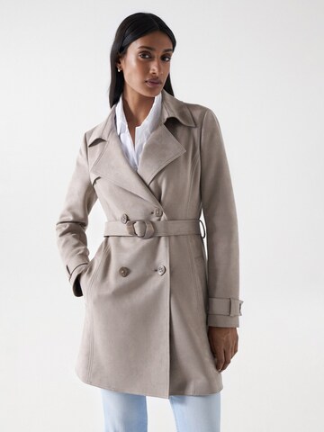 Salsa Jeans Mantel in Beige: Vorderseite