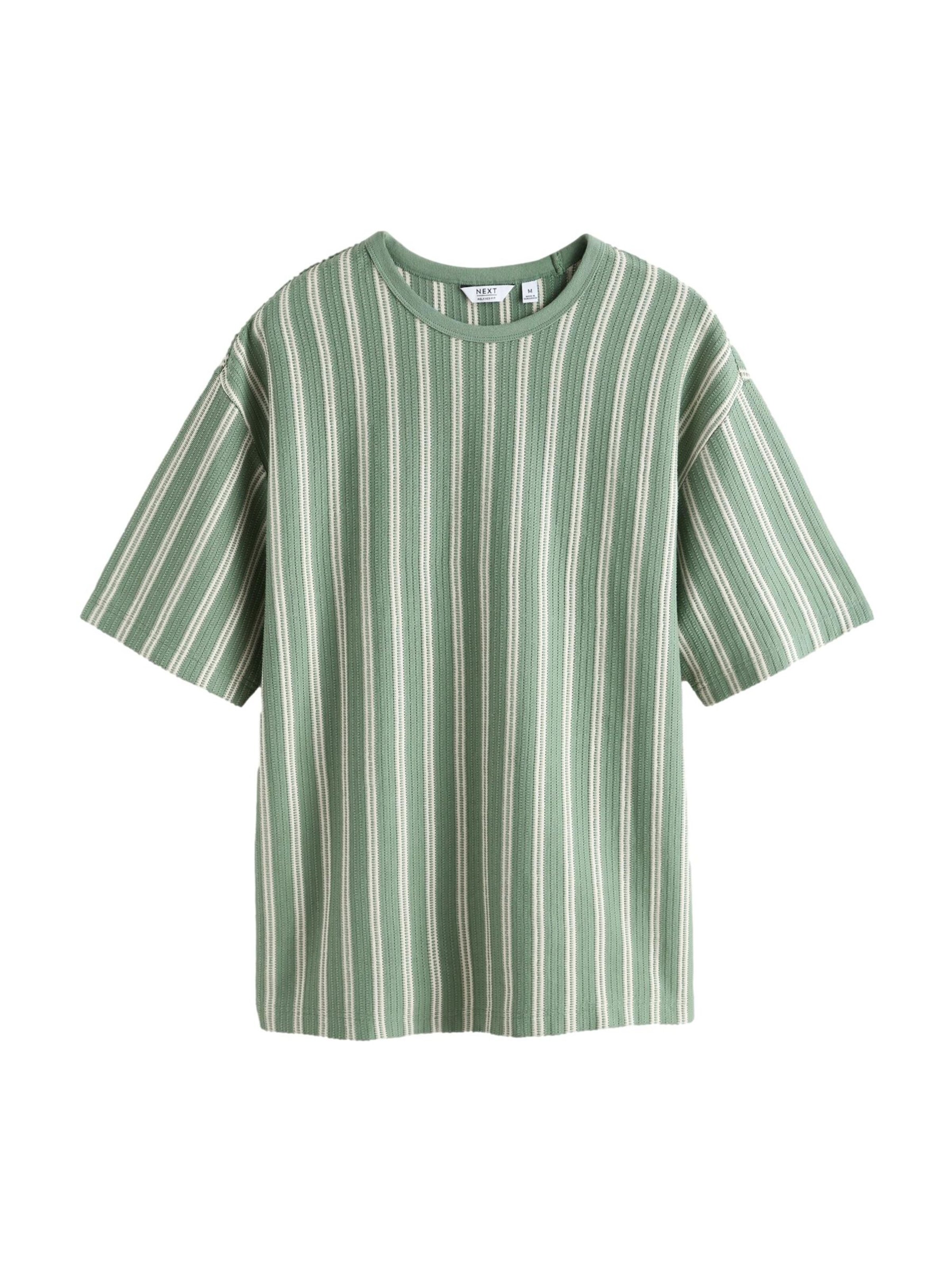 Next Pull-over en vert clair / blanc cassé, Vue avec produit