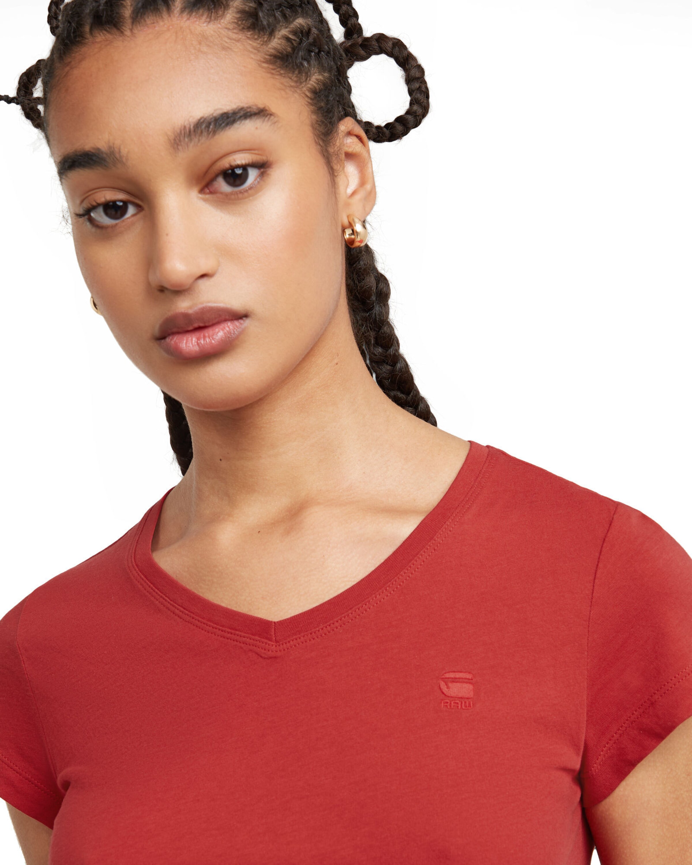 G-STAR Тениска 'Eyben' в червено