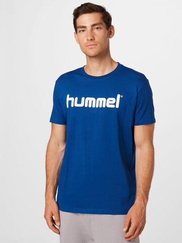 T-Shirt Hummel en bleu : devant