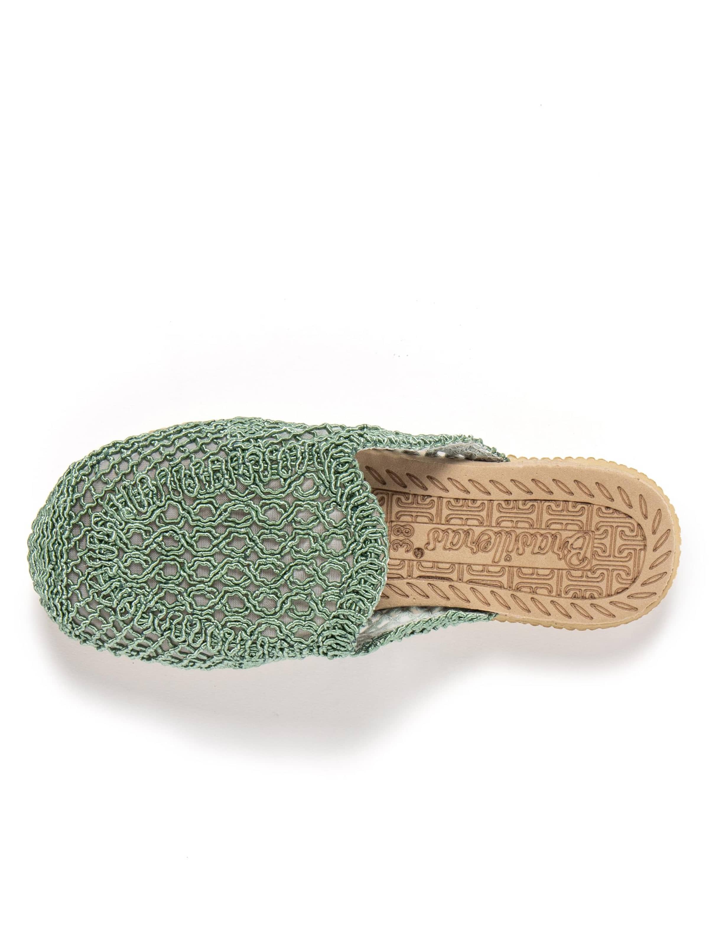 Brasileras Huisschoenen 'Suna' in Groen