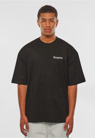 Dropsize T-Shirt in Schwarz: Vorderseite