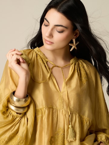 oltre Blouse in Geel