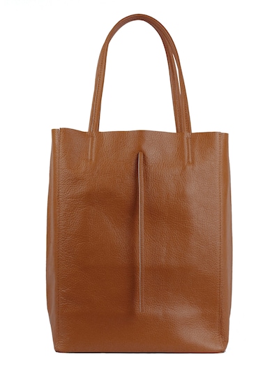 lePelou Shopper 'MIA' en 27 cm x 38 cm x 18,5cm en cognac, Vista del producto