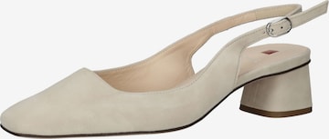 Décolleté sling di Högl in beige: frontale