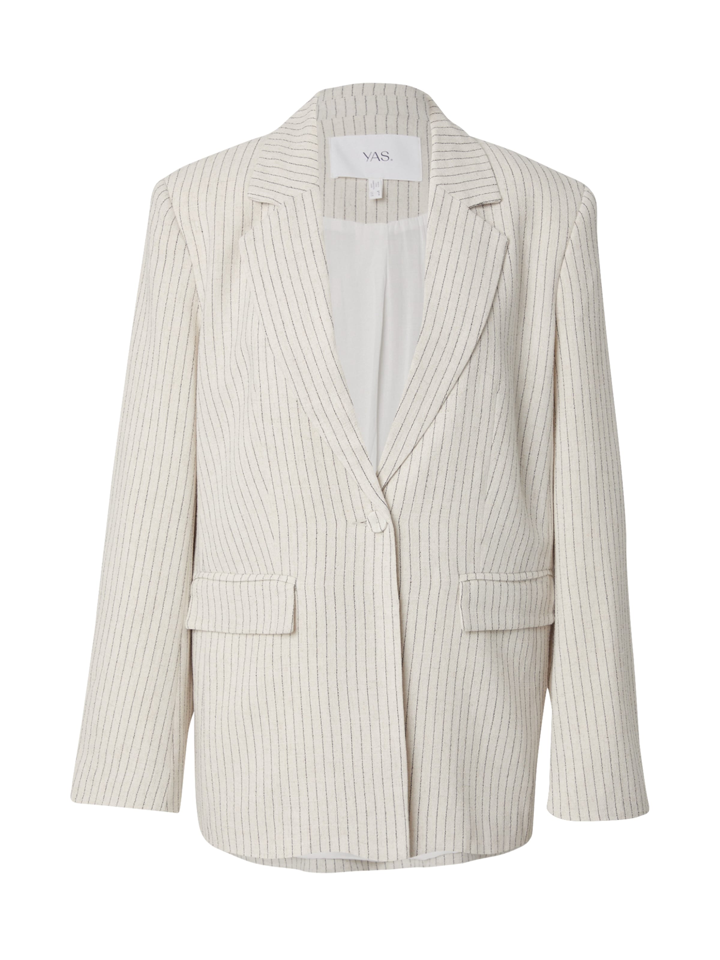 YAS Bleiseri 'YASLIRU LS BLAZER' värissä beige / ecru, Tuotenäkymä