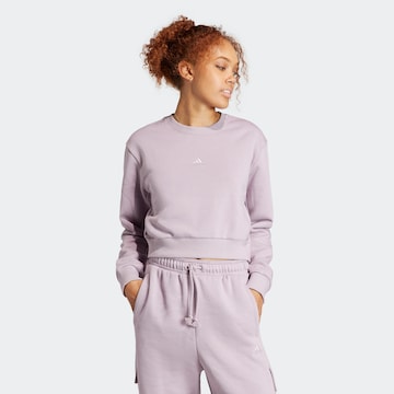 Sweat de sport ADIDAS SPORTSWEAR en violet : devant