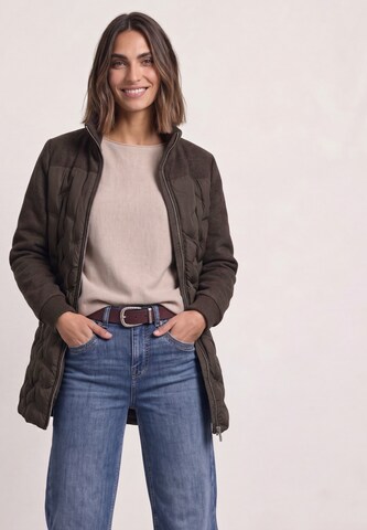 STREET ONE Between-Seasons Coat in Brown: front