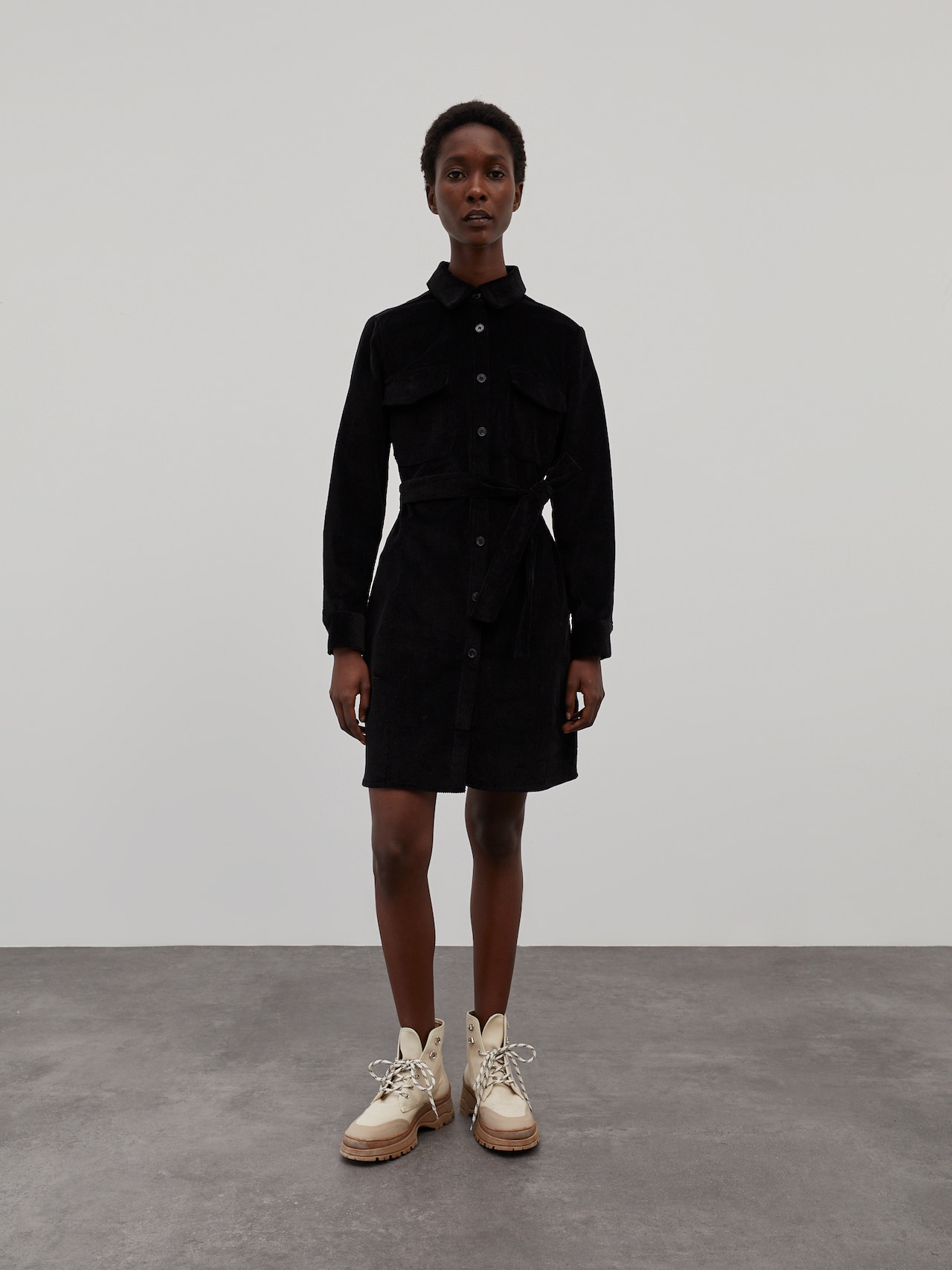 EDITED Producten Blousejurk 'Annabel' Zwart