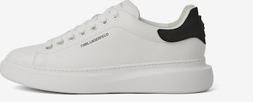 Sneaker low 'Ikon Kore' de la Karl Lagerfeld pe alb: față