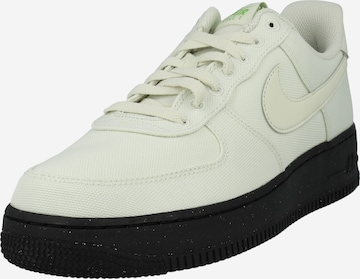 Baskets basses 'AIR FORCE 1' Nike Sportswear en vert : devant