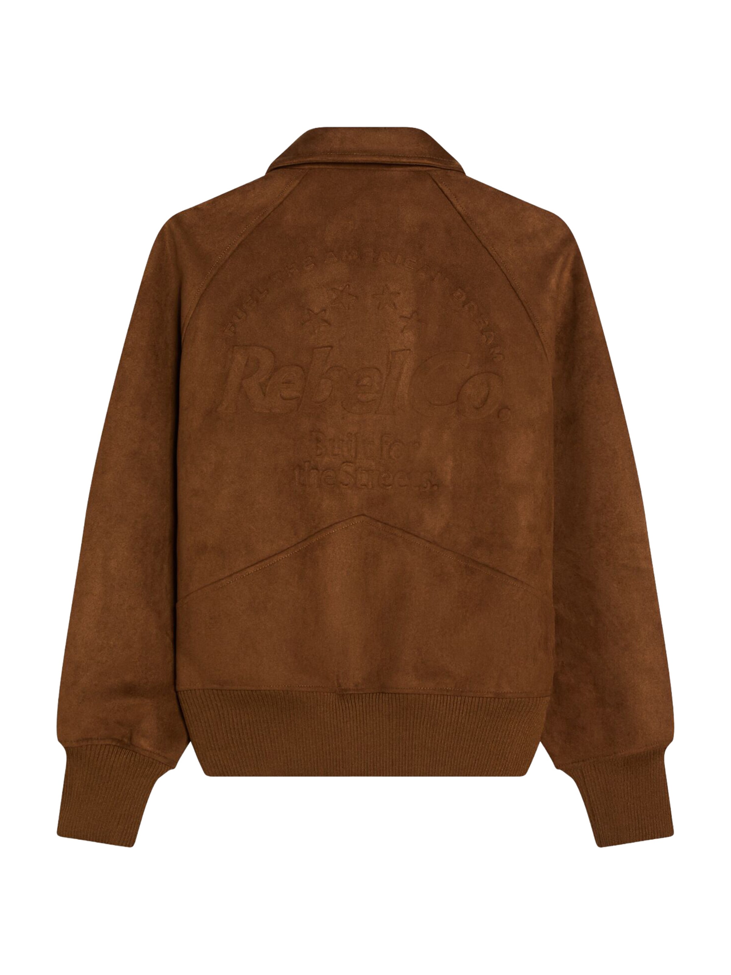 Bershka Veste mi-saison en marron, Vue avec produit