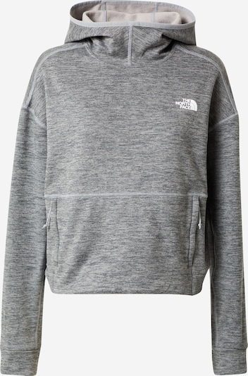 THE NORTH FACE Sports sweatshirt 'CANYONLANDS' in mottled grey / White, Item view