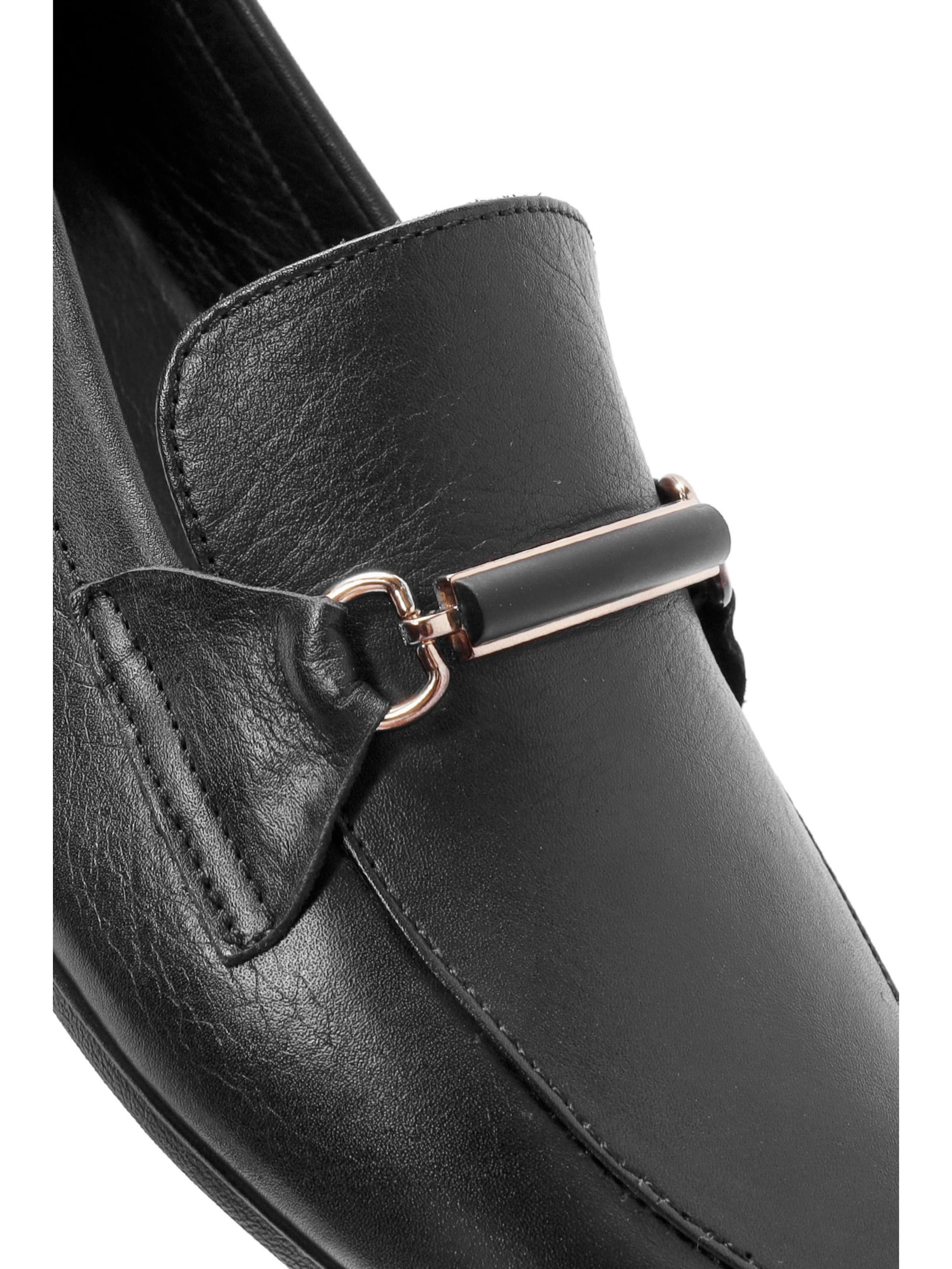 Derimod Slipper in Schwarz