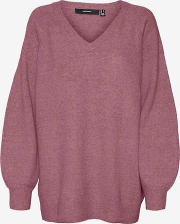 VERO MODA Sweater 'LEAF' in Red: front