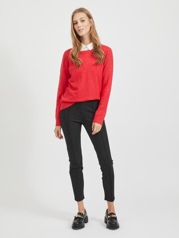 VILA Skinny Leggings 'Simine' in Zwart