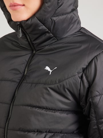 PUMA Αθλητικό μπουφάν 'ESS' σε μαύρο